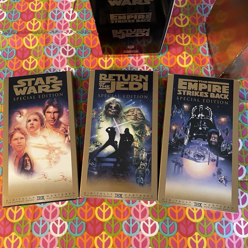 Star Wars Trilogy (VHS, 1997, Special Edition) 3 VHS Tapes